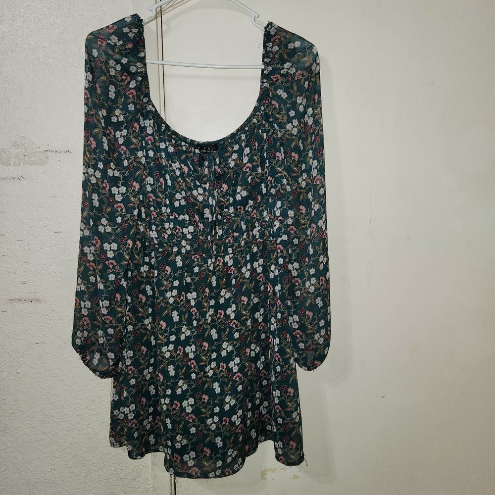 Floral Off-the-Shoulder Dress